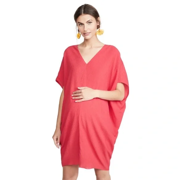 Hatch The Slouch Dress in Punch, Silk Blend - Picture 12 of 12